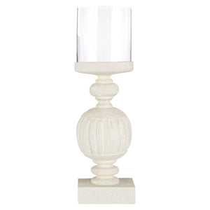 Lucy Wooden Candlestick