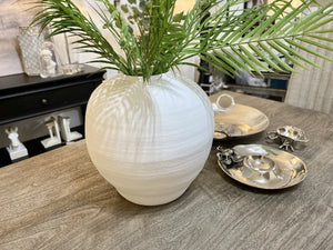 White pierced ginger jar – Dear Grace Home Interiors